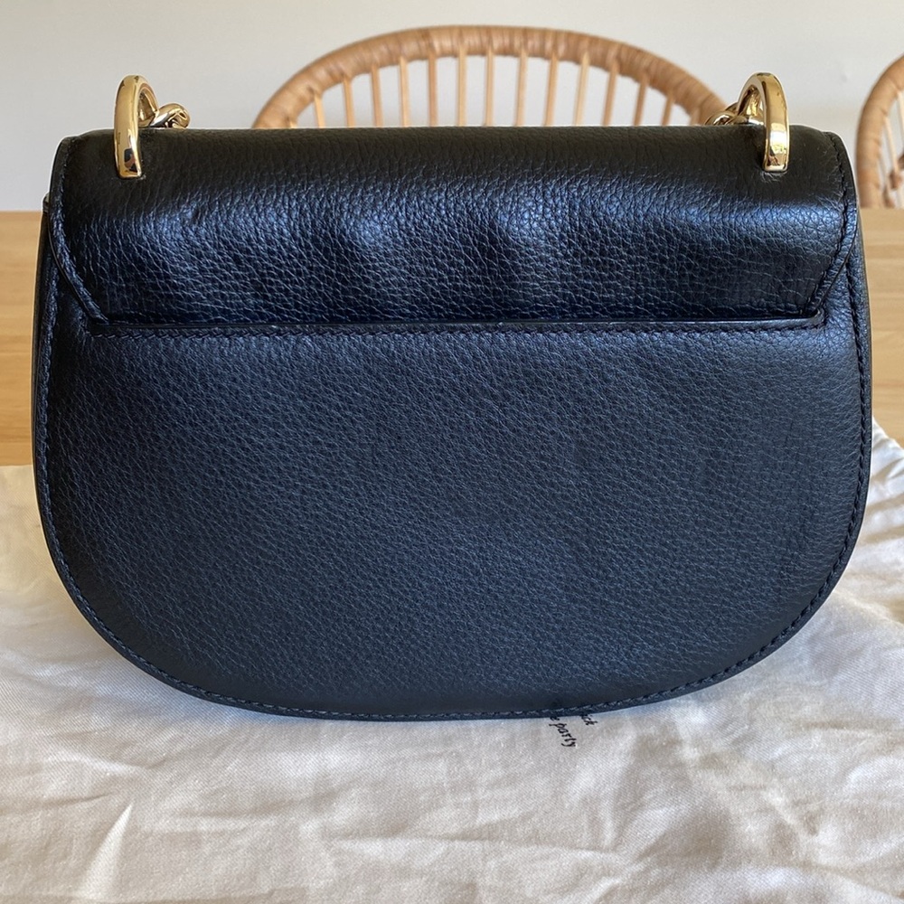 Kate Spade ♠️ Greenwood place Rita black handbag with strap and gold chain - Picture 11 of 17